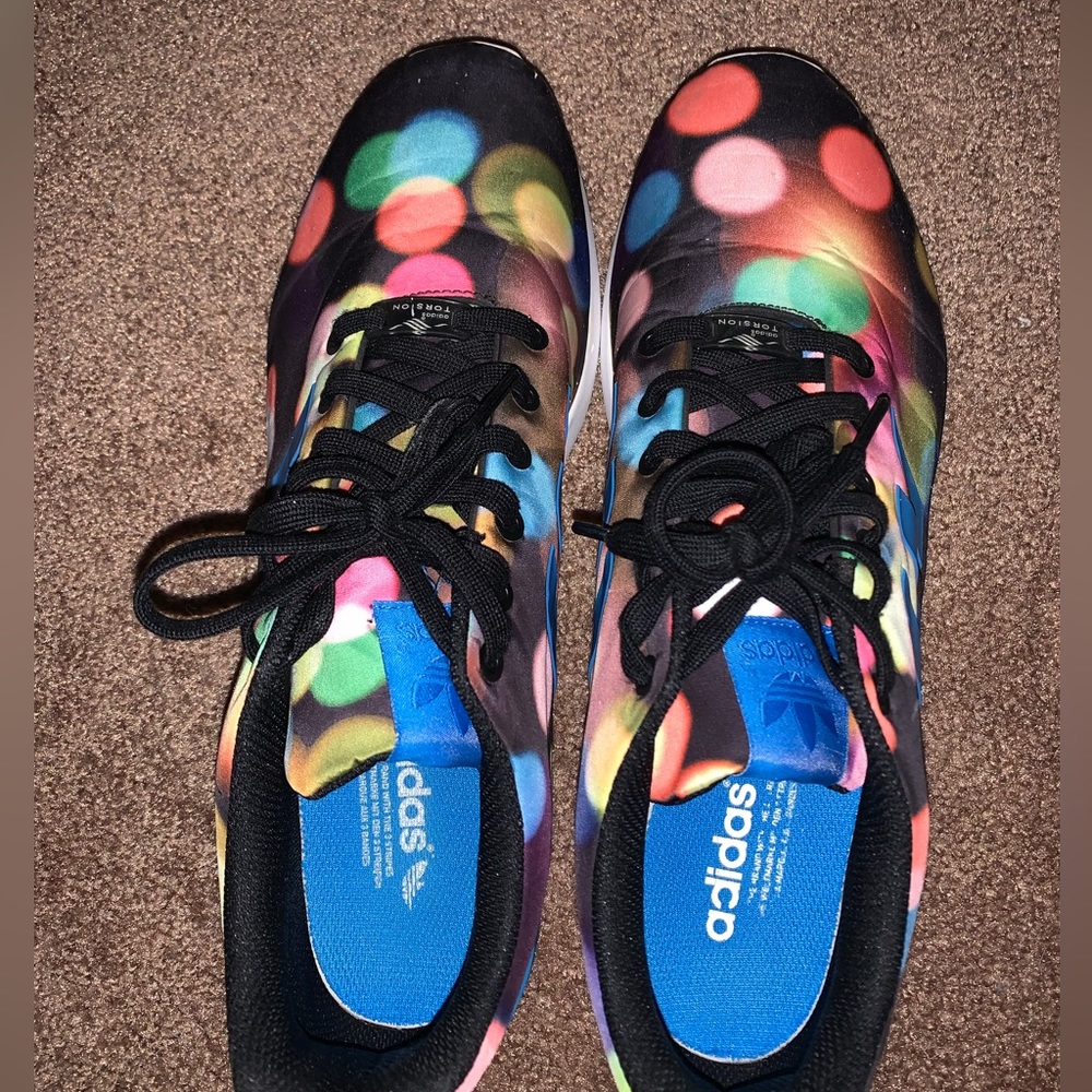 Adidas zx flux running shoes.